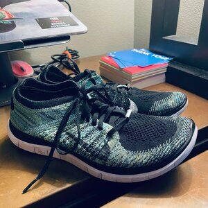 Nike Flyknit Free 4.0 Womens Running Shoes Size 7.5 US DC half Marathon edition